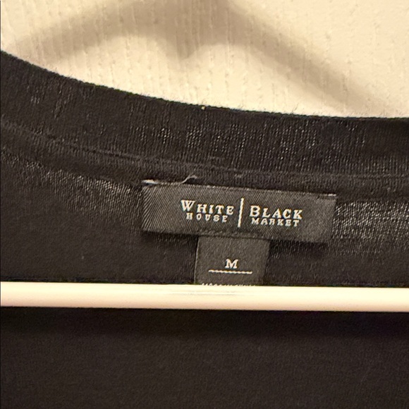 White House Black Market Black Buttoned Cardigan - Picture 2 of 6